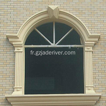 Cadre de porte fait sur commande de cadre de fenêtre en pierre de décoration artificielle